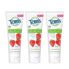 Tom's of Maine ADA Approved Fluoride Children's Toothpaste
